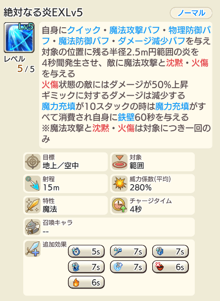 サブ装備 ノーマルスキル画像