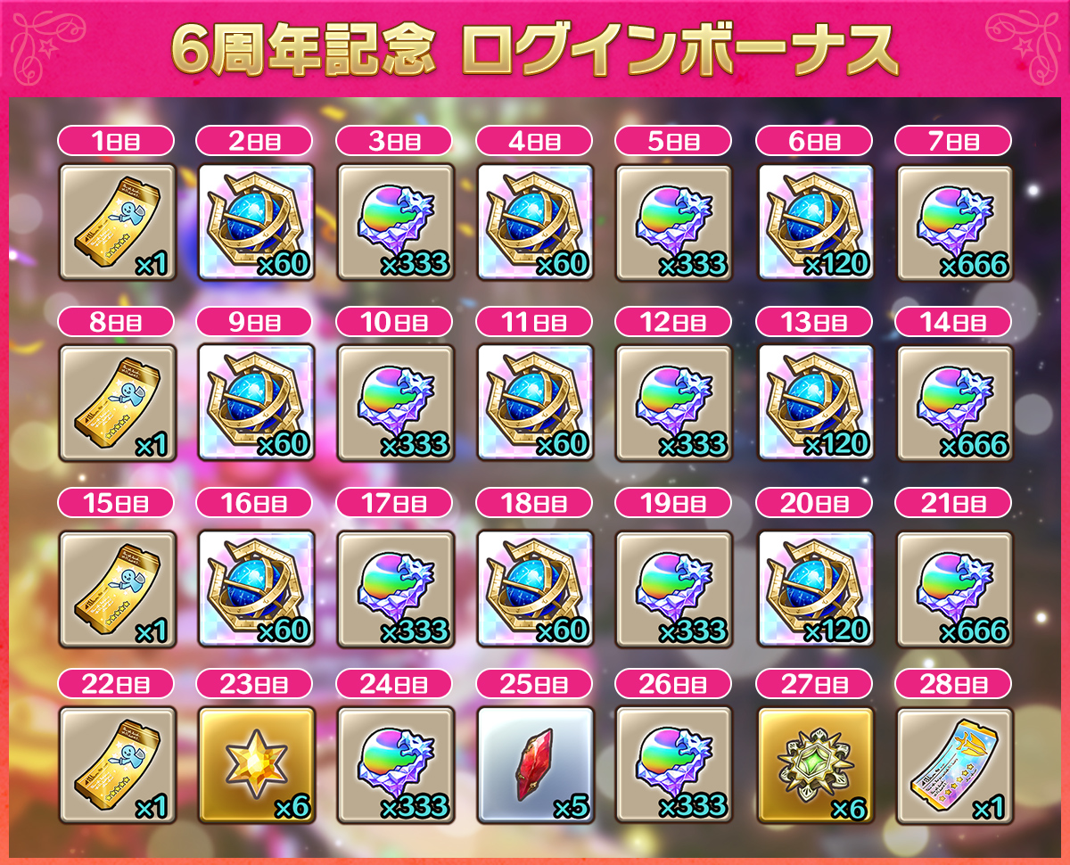 ログインボーナス画像